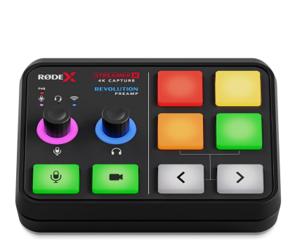 Interfejsy audio Rode Streamer X – Interfejs Audio, Kontroler Video